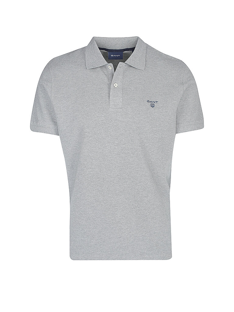 GANT Poloshirt Regular Fit Rugger grau | XL