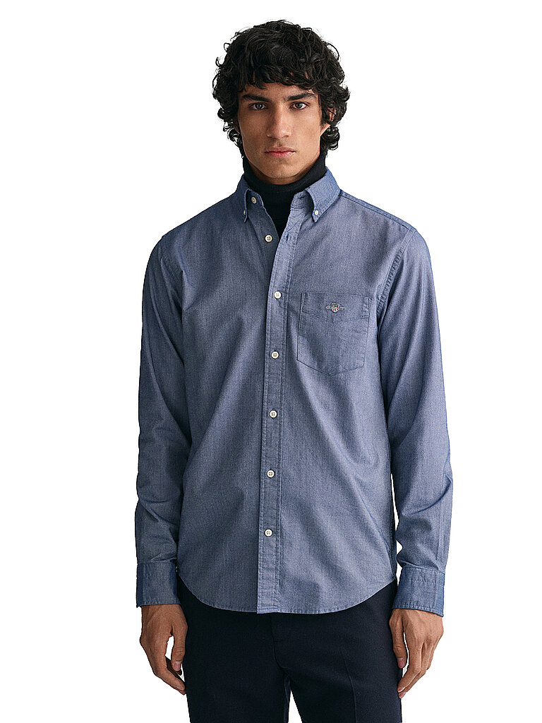 Gant Shirt Regular Fit Blue