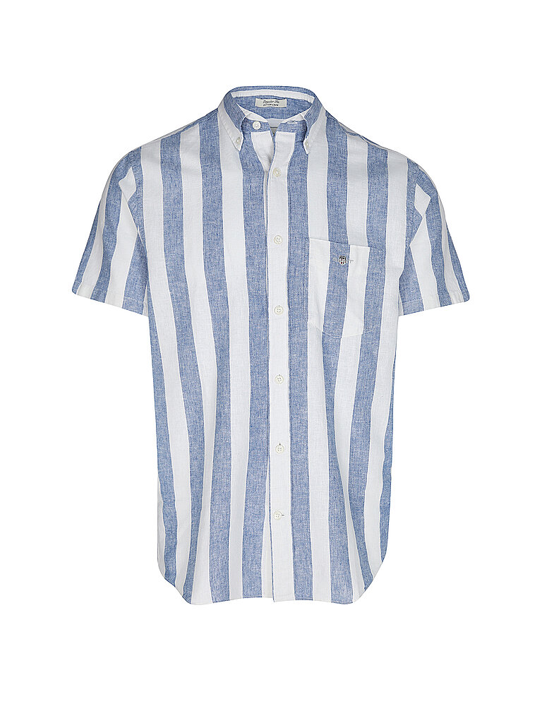 Gant Striped Shirt Regular Fit Blue
