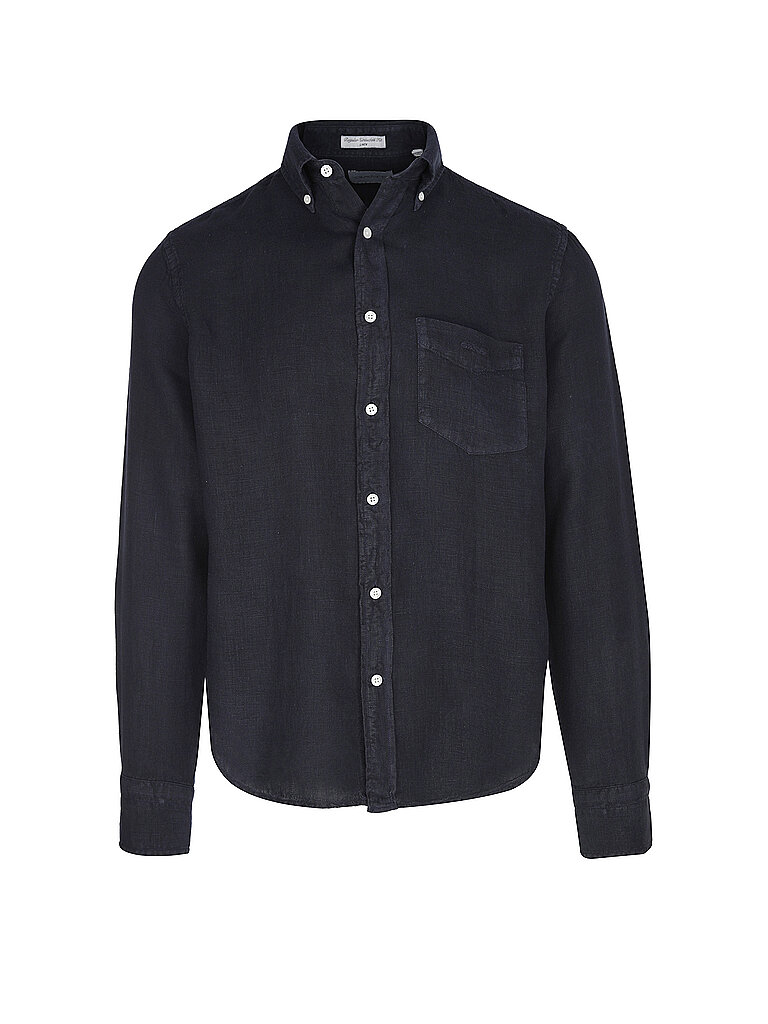 Gant Linen Shirt Regular Fit Blue