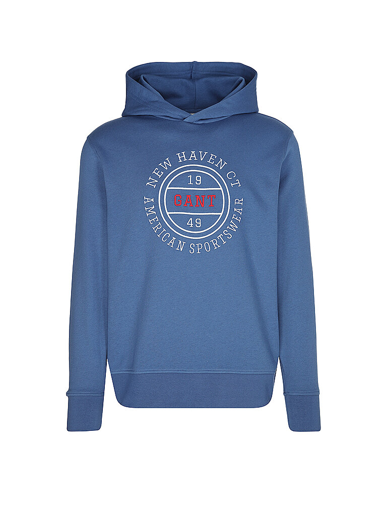 GANT Kapuzensweater - Hoodie GRAPHIC blau | XL