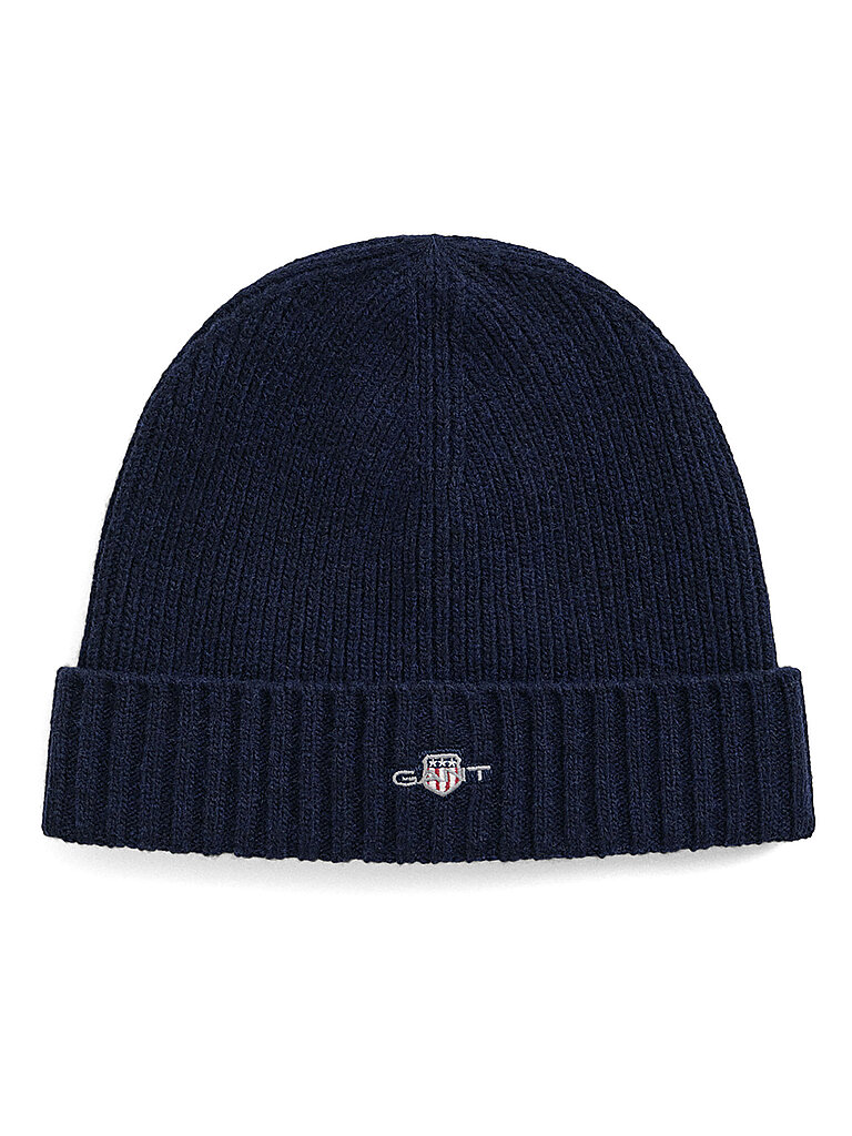 GANT Wool Lined Beanie Marine