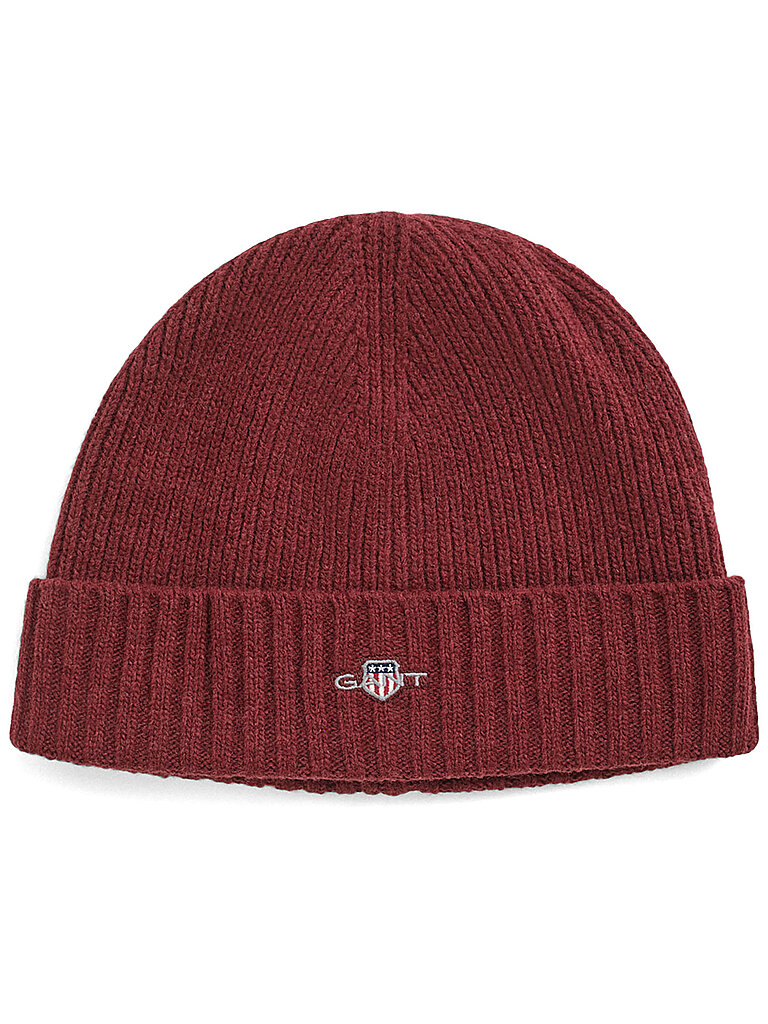 GANT Wool Lined Beanie Plumped Red