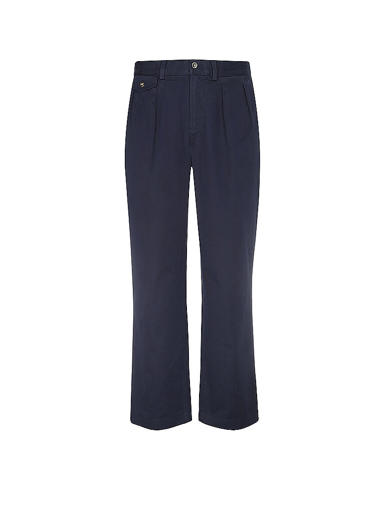 Chinohose aus Baumwoll-Twill mit Falten Gant