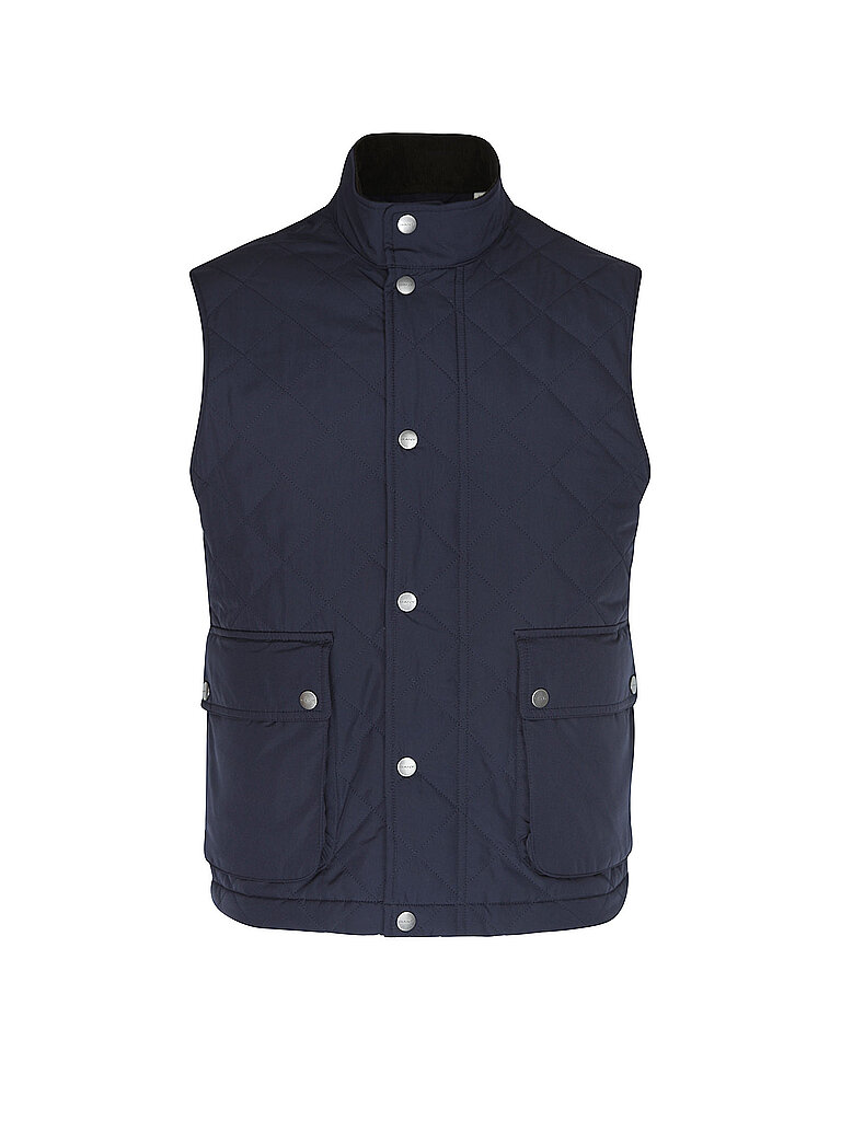 GANT Steppgilet  dunkelblau | S