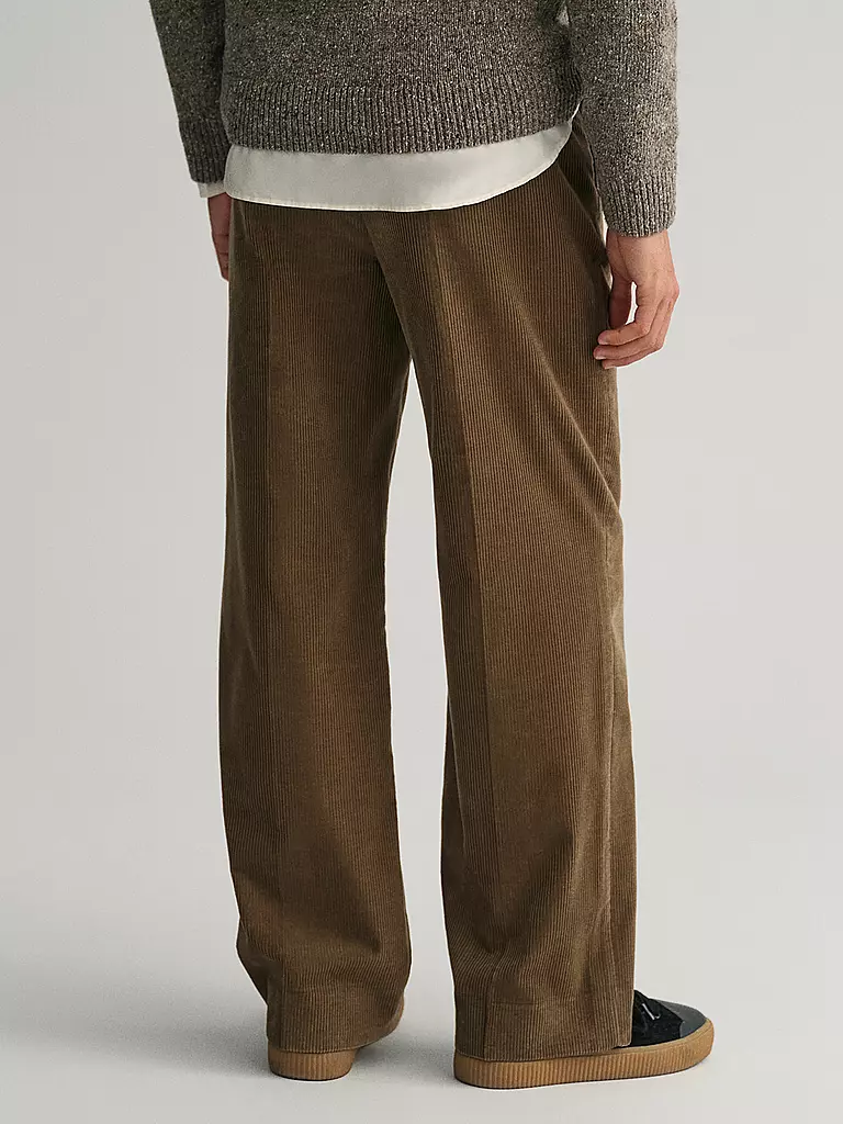 GANT | Cordhose Relaxed Fit | braun