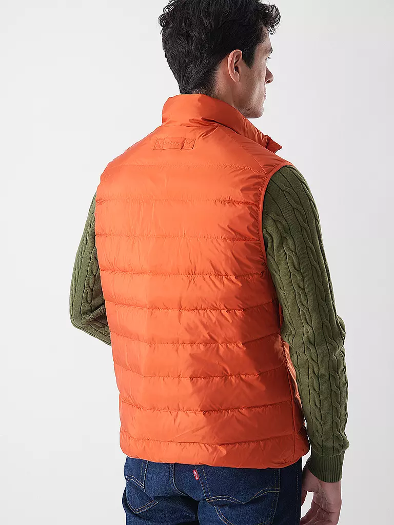 GANT | Daunensteppgilet | orange