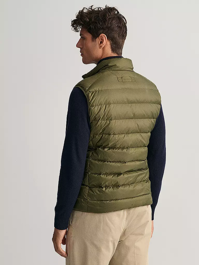 GANT | Daunensteppgilet | dunkelblau