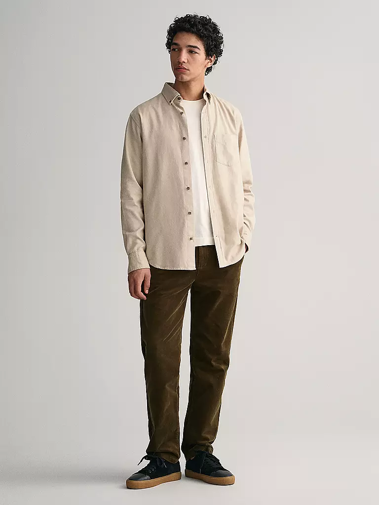 GANT | Hemd Regular Fit  | beige