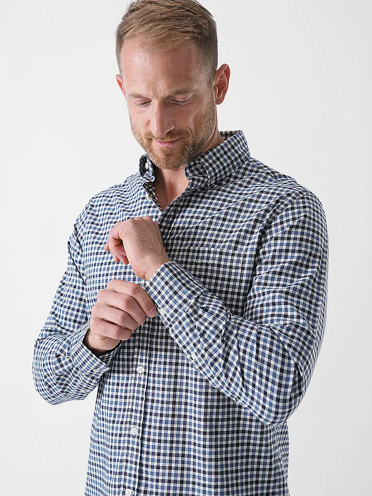 GANT | Hemd Regular Fit  | blau
