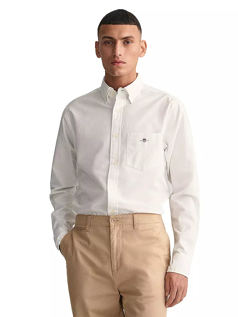 GANT | Hemd Regular Fit | weiss