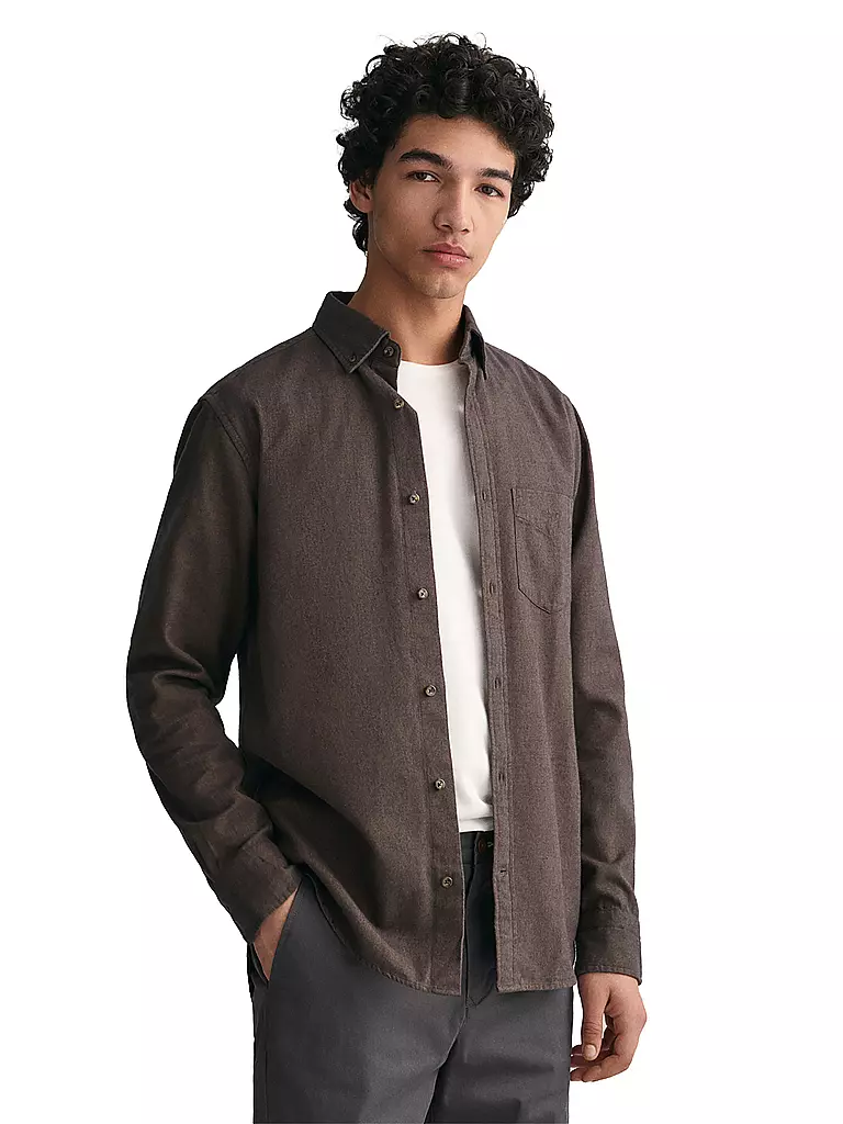 GANT | Hemd Regular Fit | braun