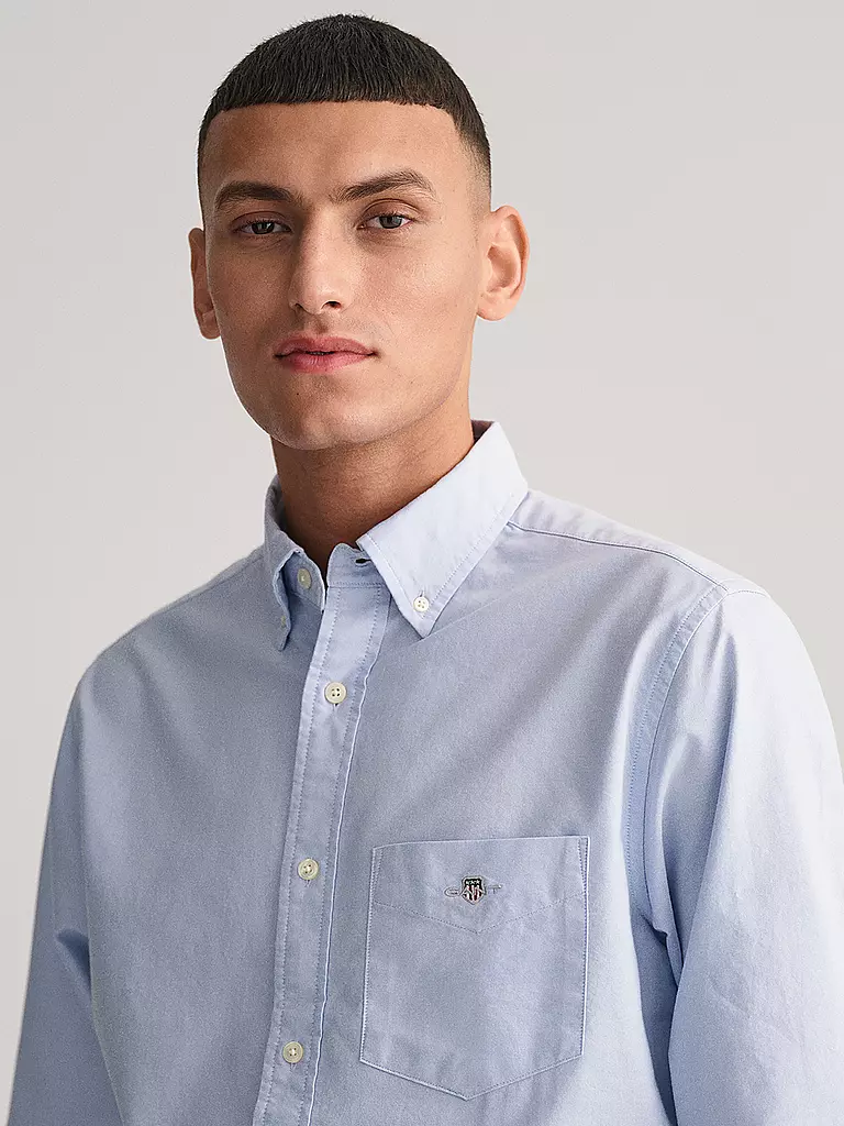 GANT | Hemd Regular Fit | hellblau