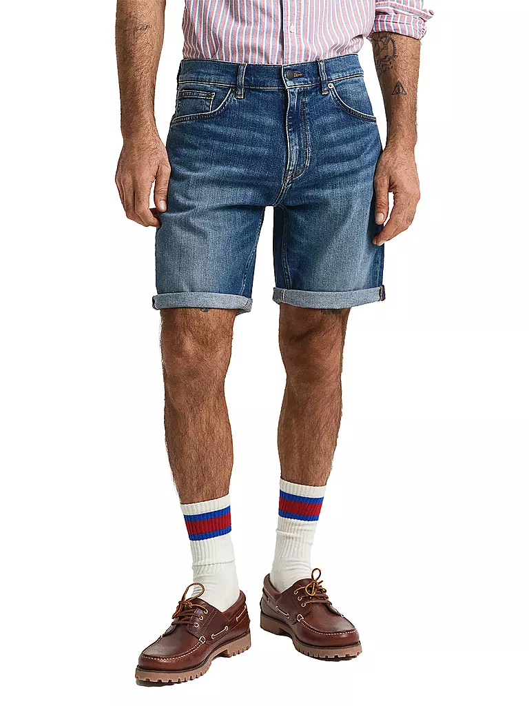 GANT | Jeansshorts  | blau