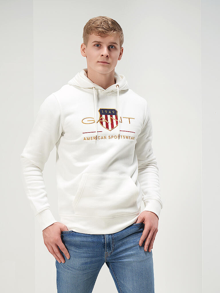 GANT | Kapuzensweater - Hoodie | weiß