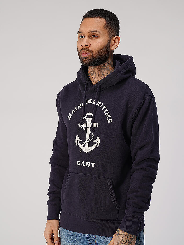 GANT | Kapuzensweater - Hoodie | dunkelblau