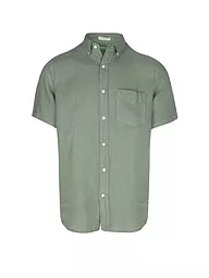 GANT | Leinenhemd Regular Fit | olive