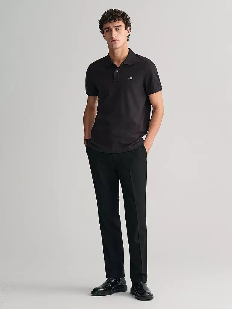 GANT | Poloshirt Regular Fit | schwarz