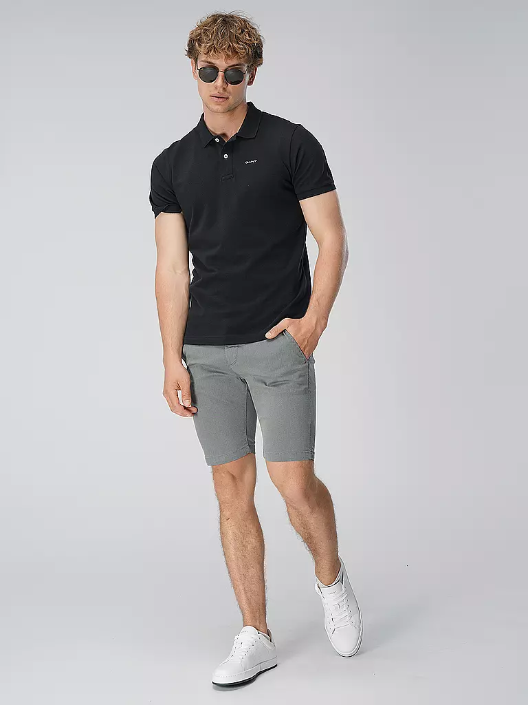 GANT | Poloshirt Regular Fit | schwarz