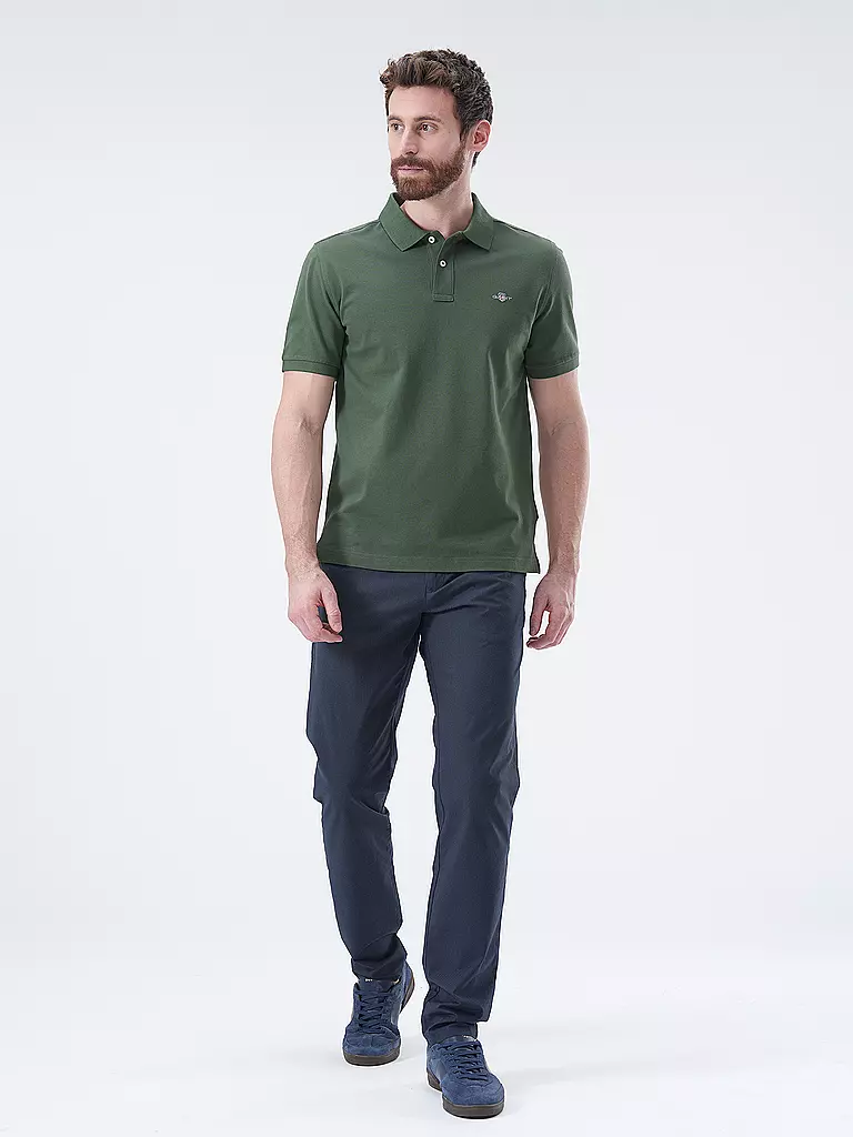 GANT | Poloshirt Regular Fit | dunkelgrün
