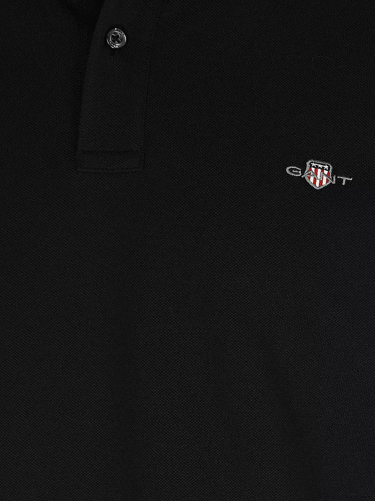 GANT | Poloshirt Regular Fit | schwarz