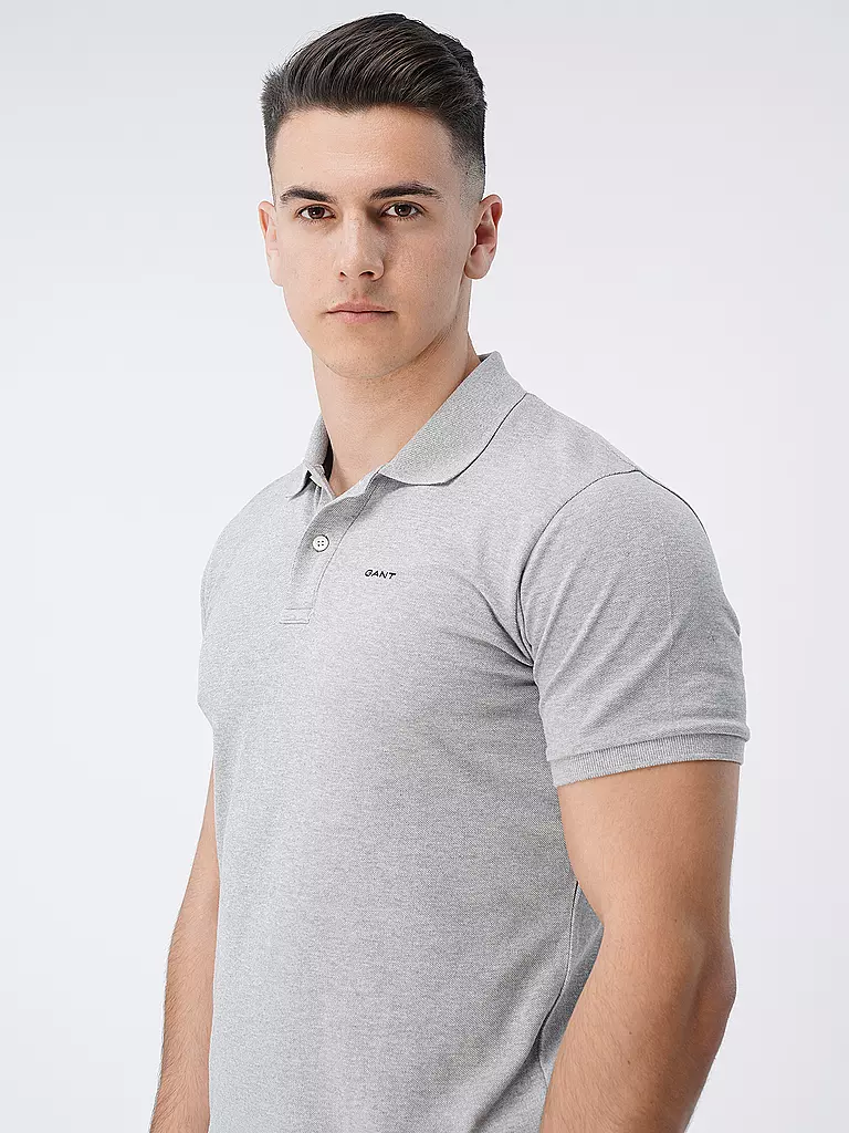 GANT | Poloshirt Regular Fit | grau