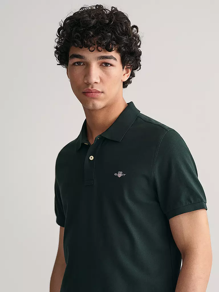 GANT | Poloshirt Regular Fit | dunkelgrün