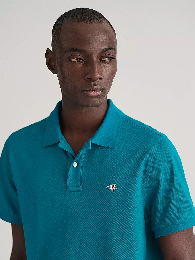 GANT | Poloshirt Regular Fit | türkis