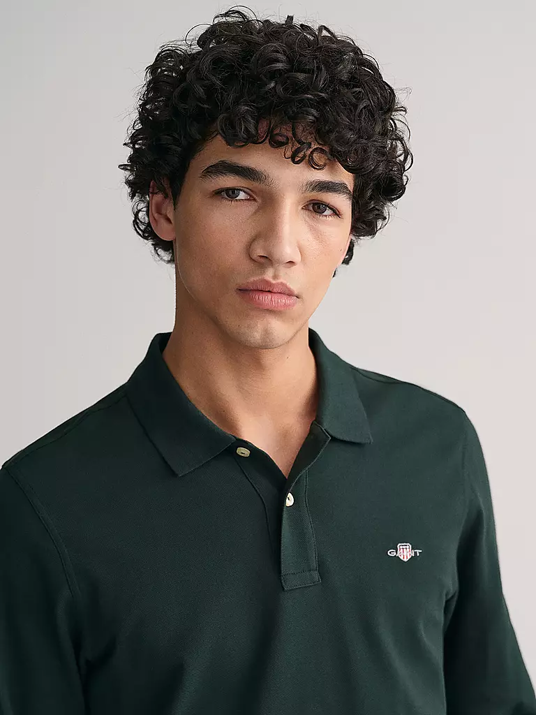 GANT | Poloshirt Slim Fit | dunkelgrün