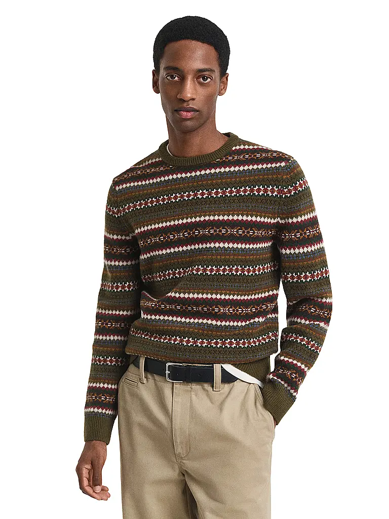 GANT | Pullover  | olive