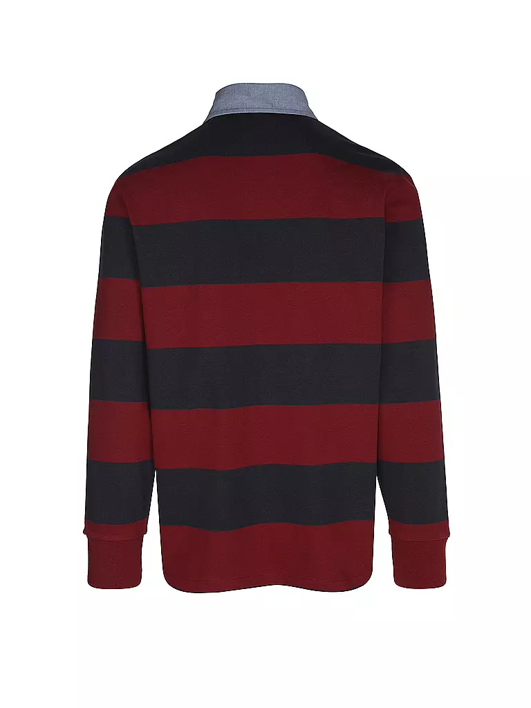GANT | Rugbyshirt | dunkelrot