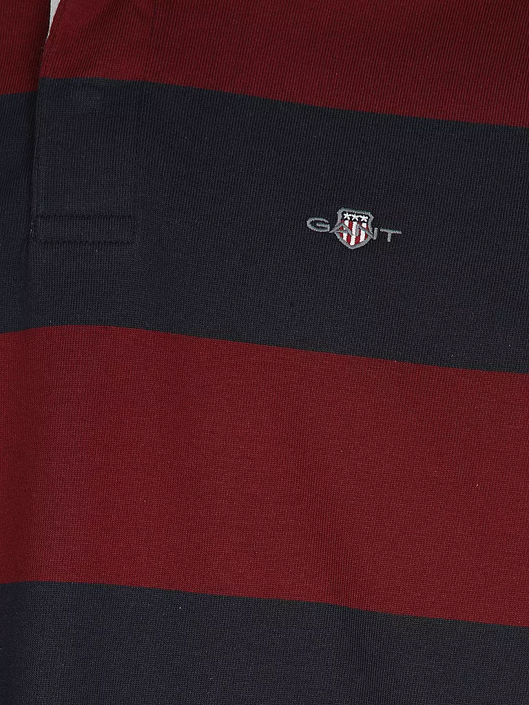 GANT | Rugbyshirt | dunkelrot