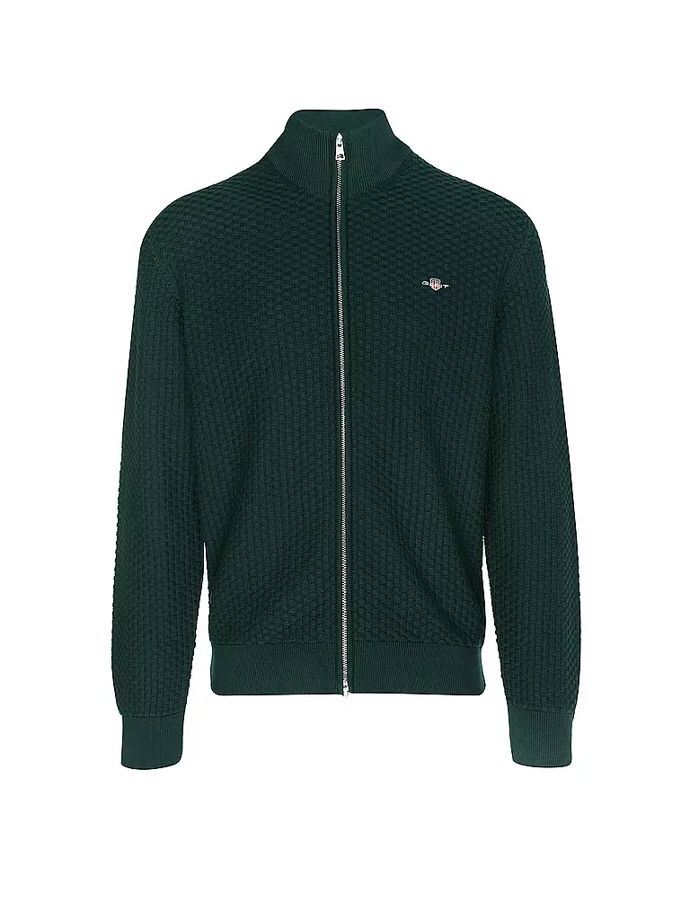GANT | Strickjacke | dunkelgrün