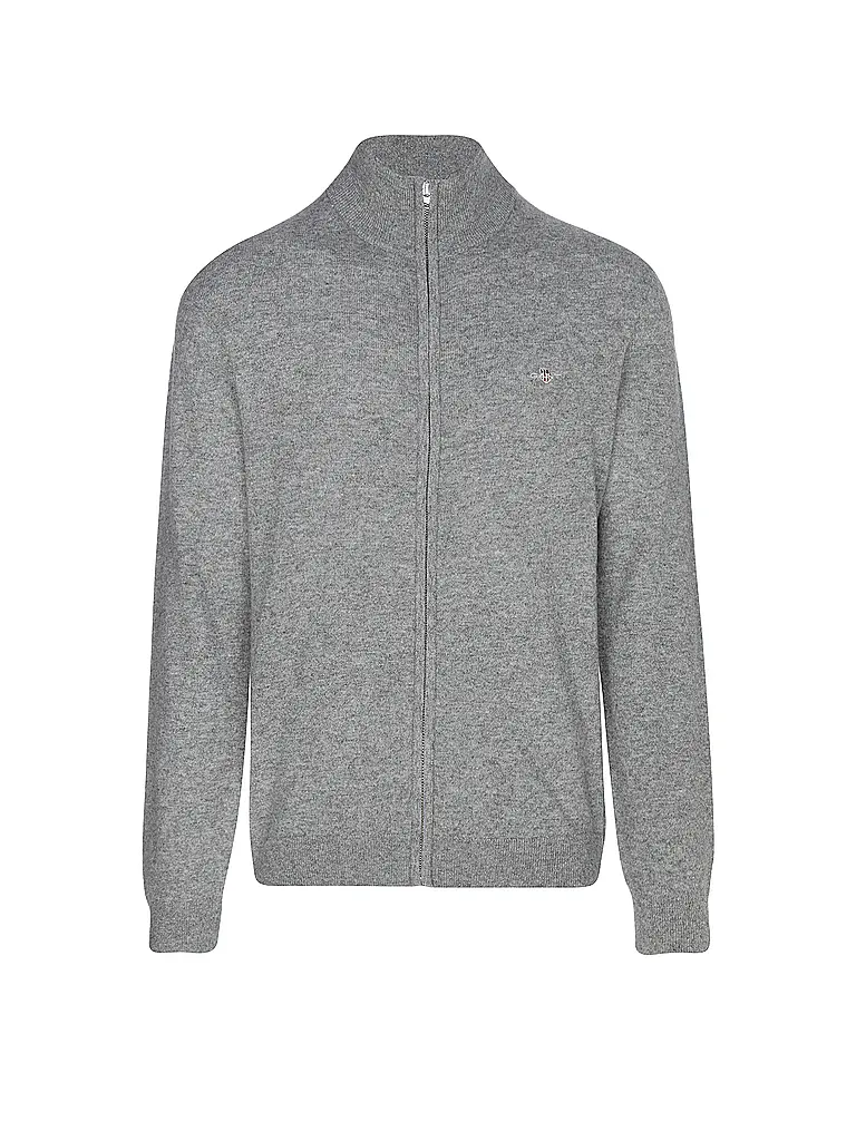 GANT | Strickjacke | Hellgrau