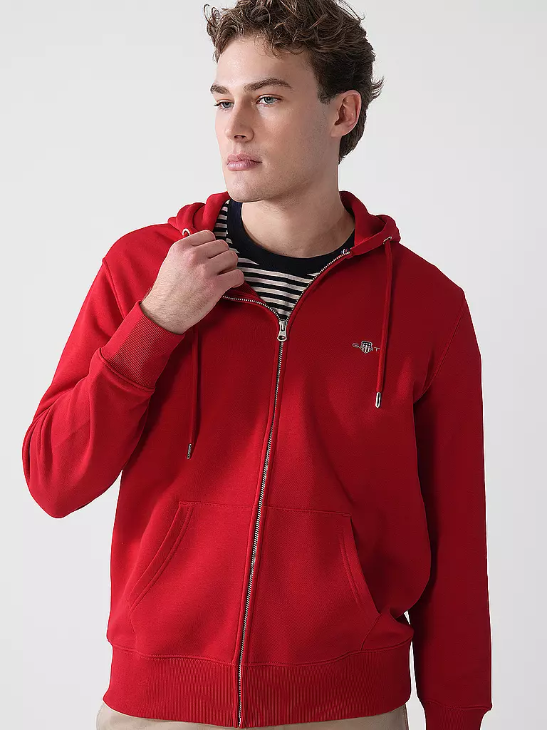 GANT | Sweatjacke  | rot