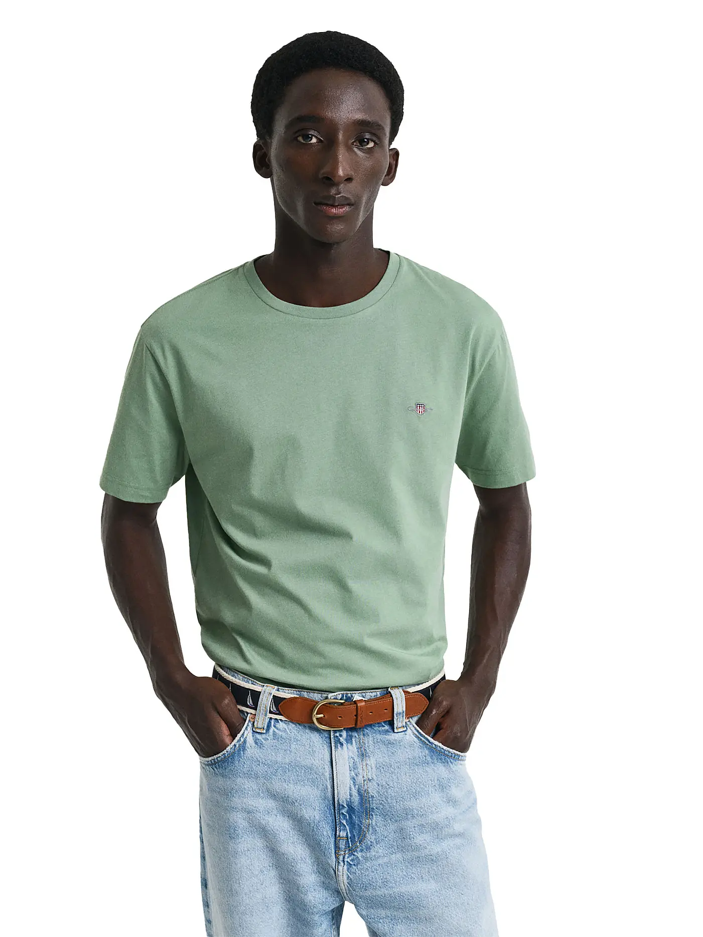GANT | T-Shirt Regular Fit | hellgrün