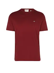 GANT | T-Shirt  | dunkelrot
