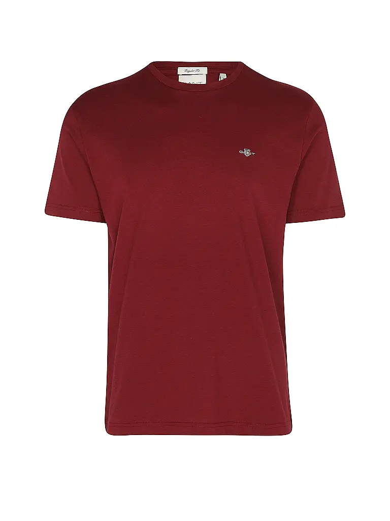 GANT | T-Shirt  | dunkelrot