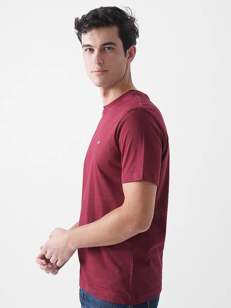 GANT | T-Shirt  | dunkelrot
