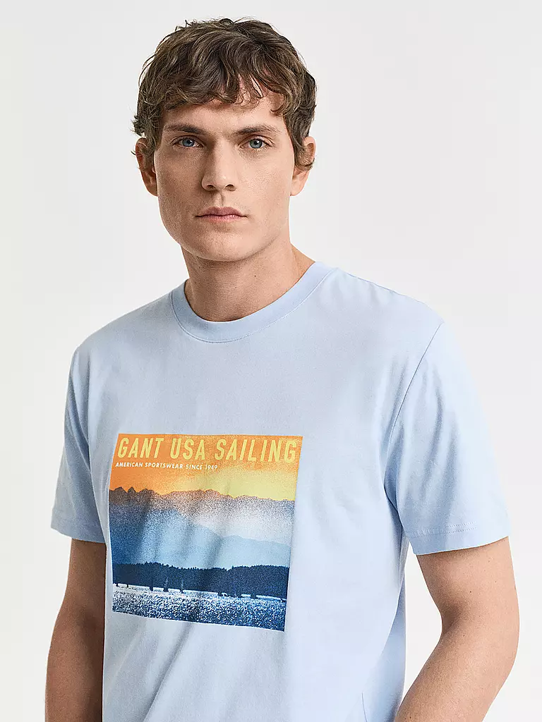 GANT | T-Shirt  | hellblau