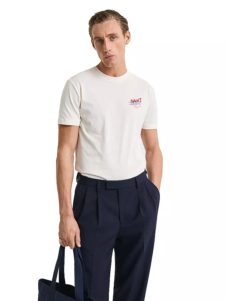 GANT | T-Shirt  | creme