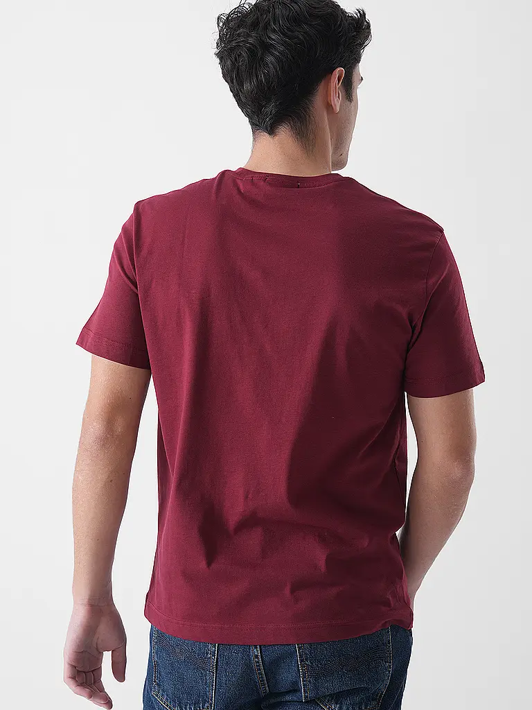 GANT | T-Shirt  | dunkelrot