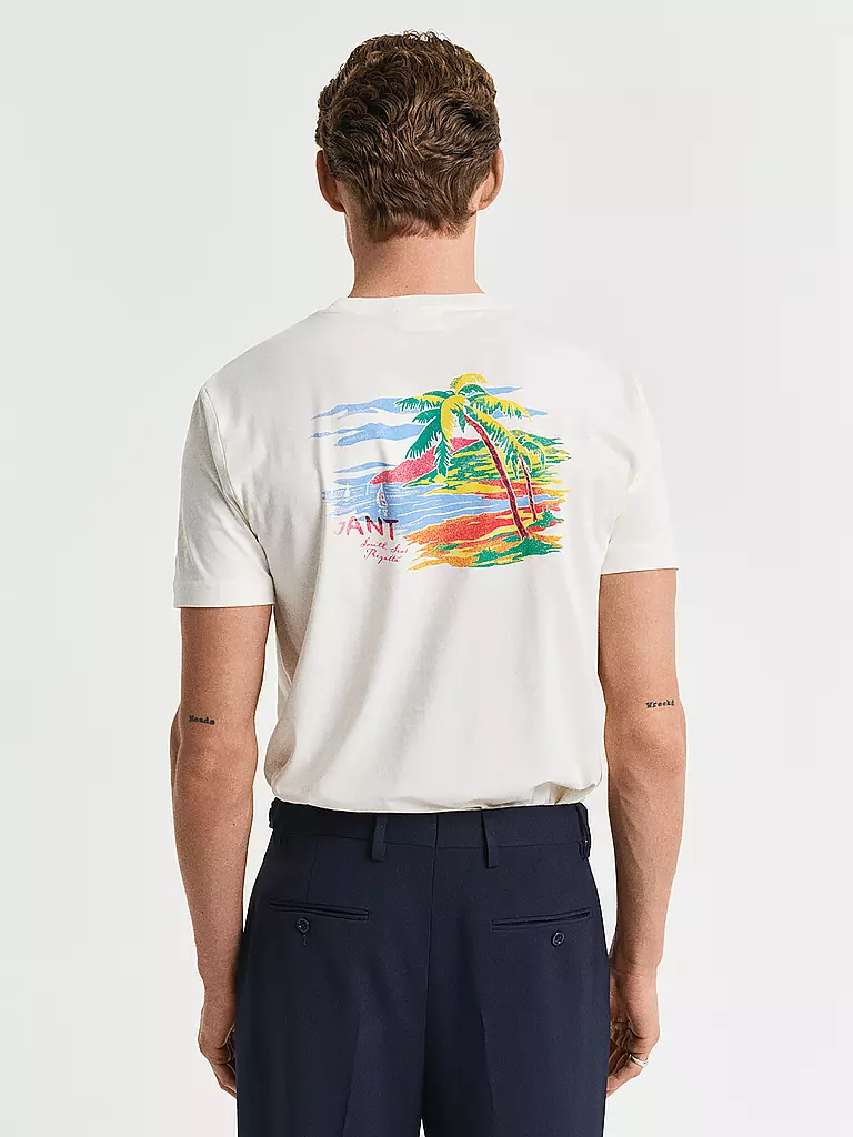 GANT | T-Shirt  | creme
