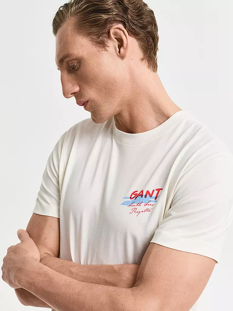 GANT | T-Shirt  | creme