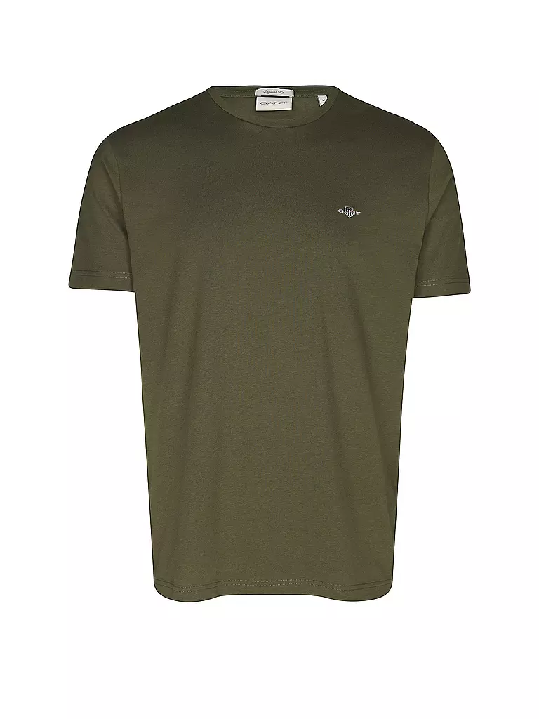 GANT | T-Shirt Regular Fit | dunkelgrün