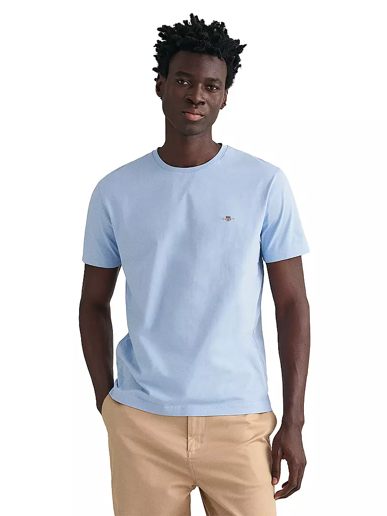 GANT | T-Shirt Regular Fit | hellblau