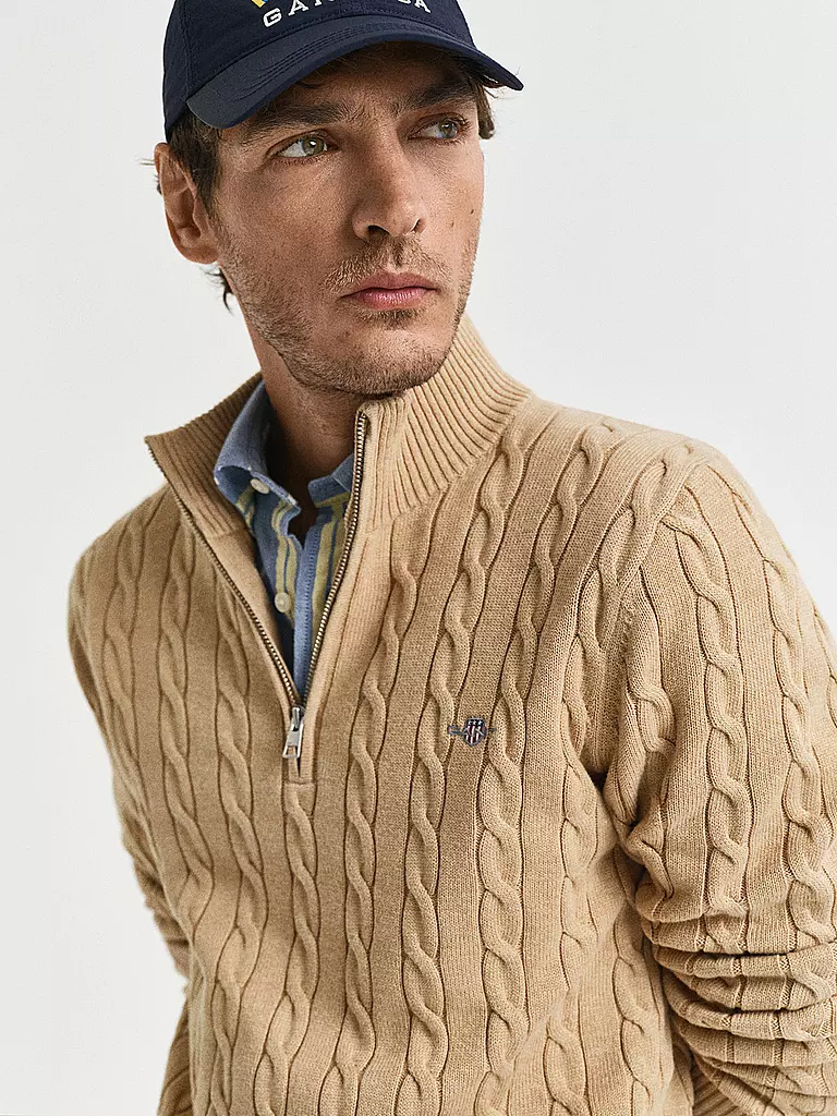 GANT | Troyer Pullover  | beige