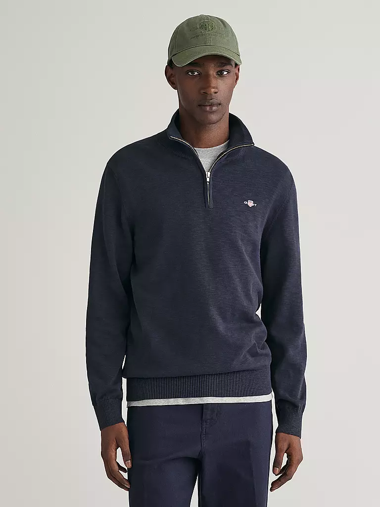 GANT | Troyer Pullover  | dunkelblau