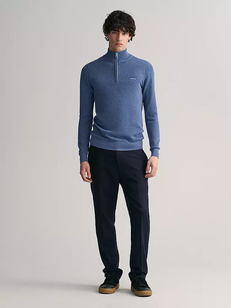 GANT | Troyer Pullover | blau