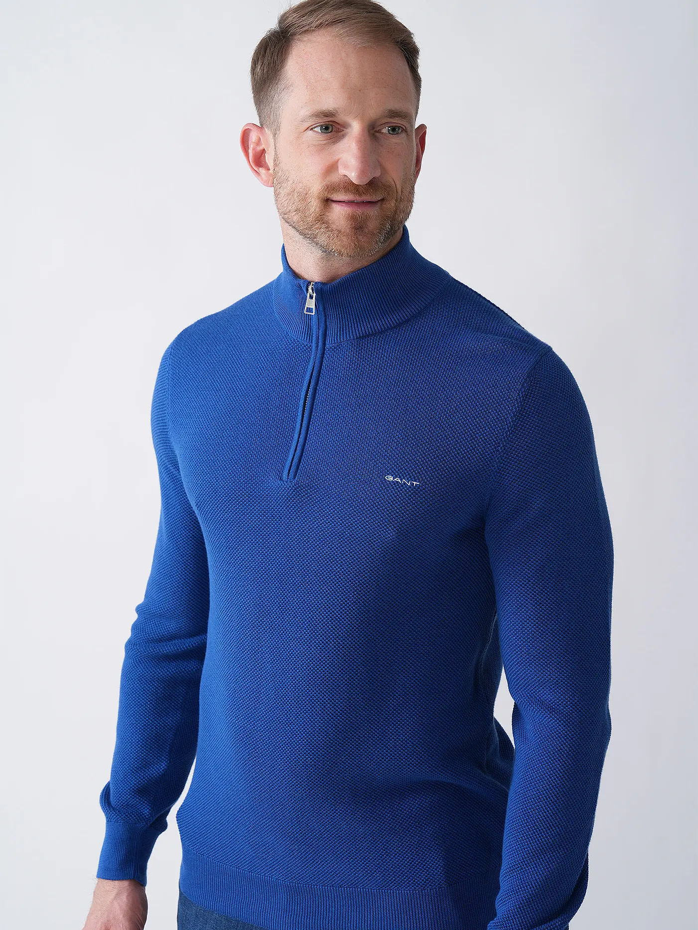 GANT | Troyer Pullover | blau